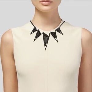 Chic Black Triangle Necklace